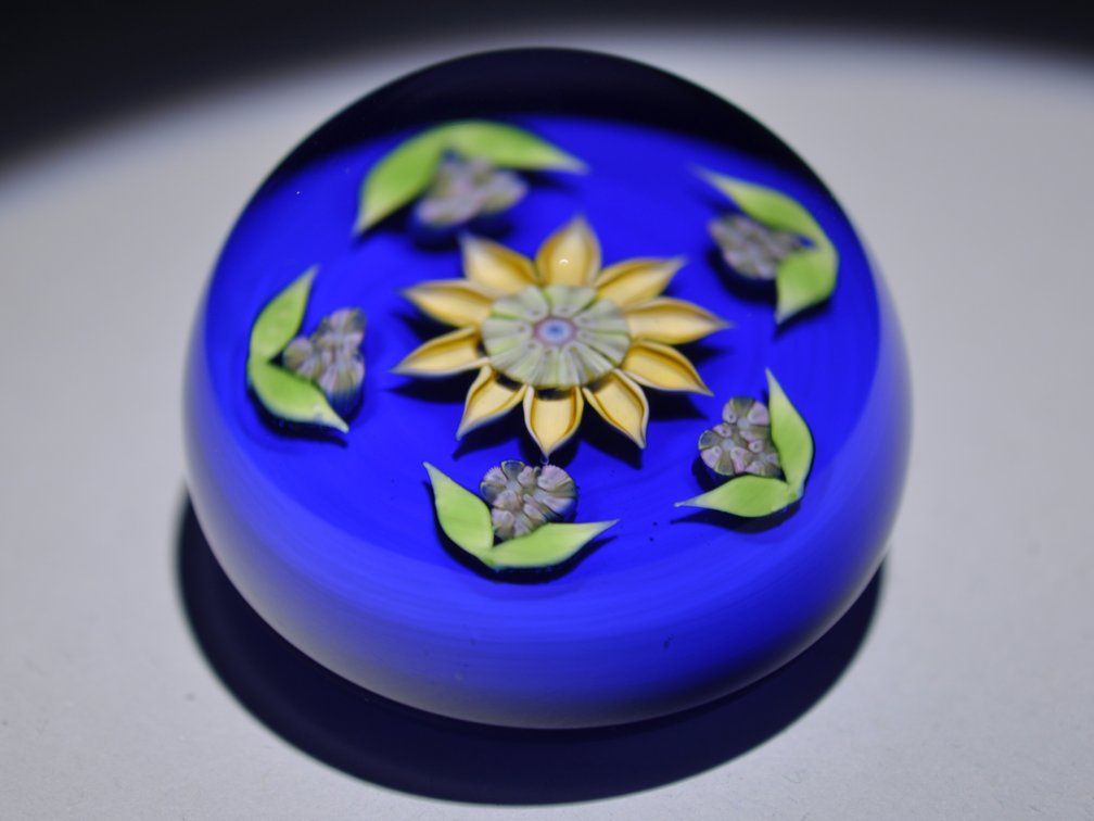 Perthshire 1980 Floral Paperweight