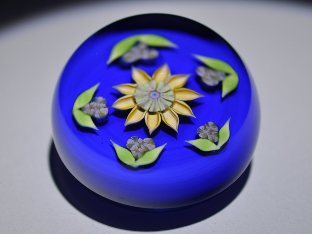 Perthshire 1980 Floral Paperweight