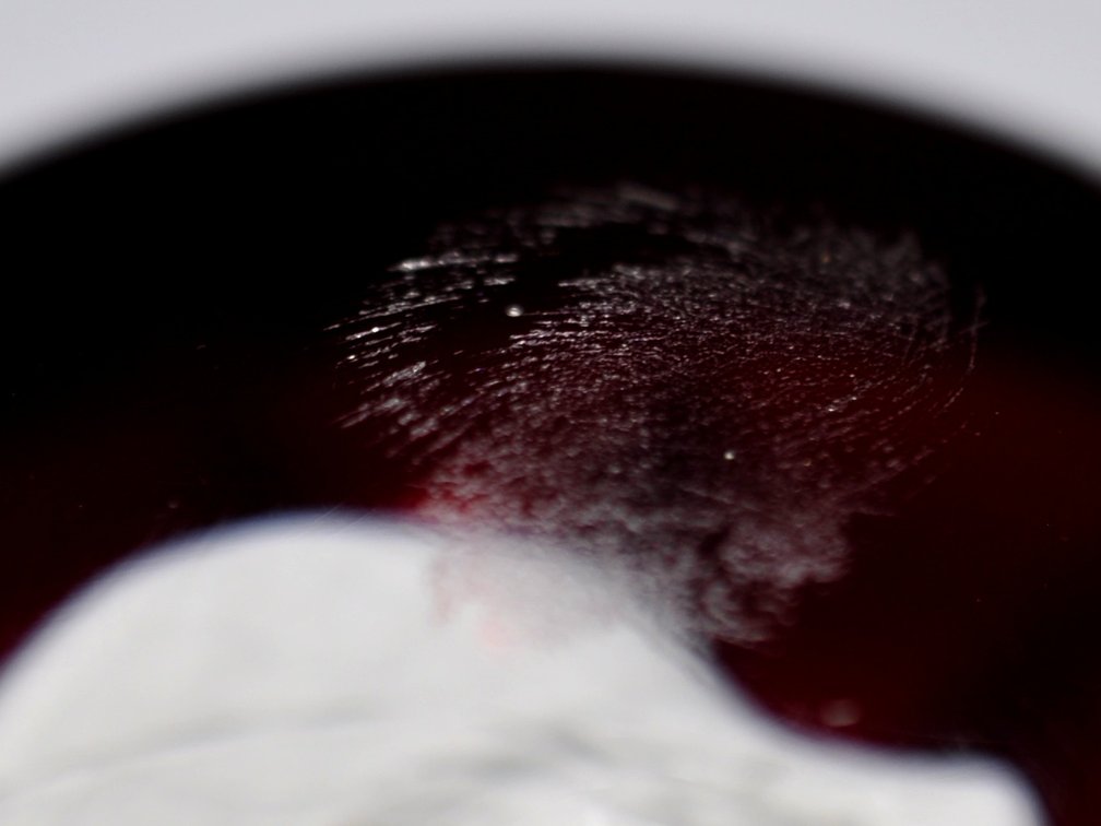 Ruby Red Sulphide Cameo Paperweight