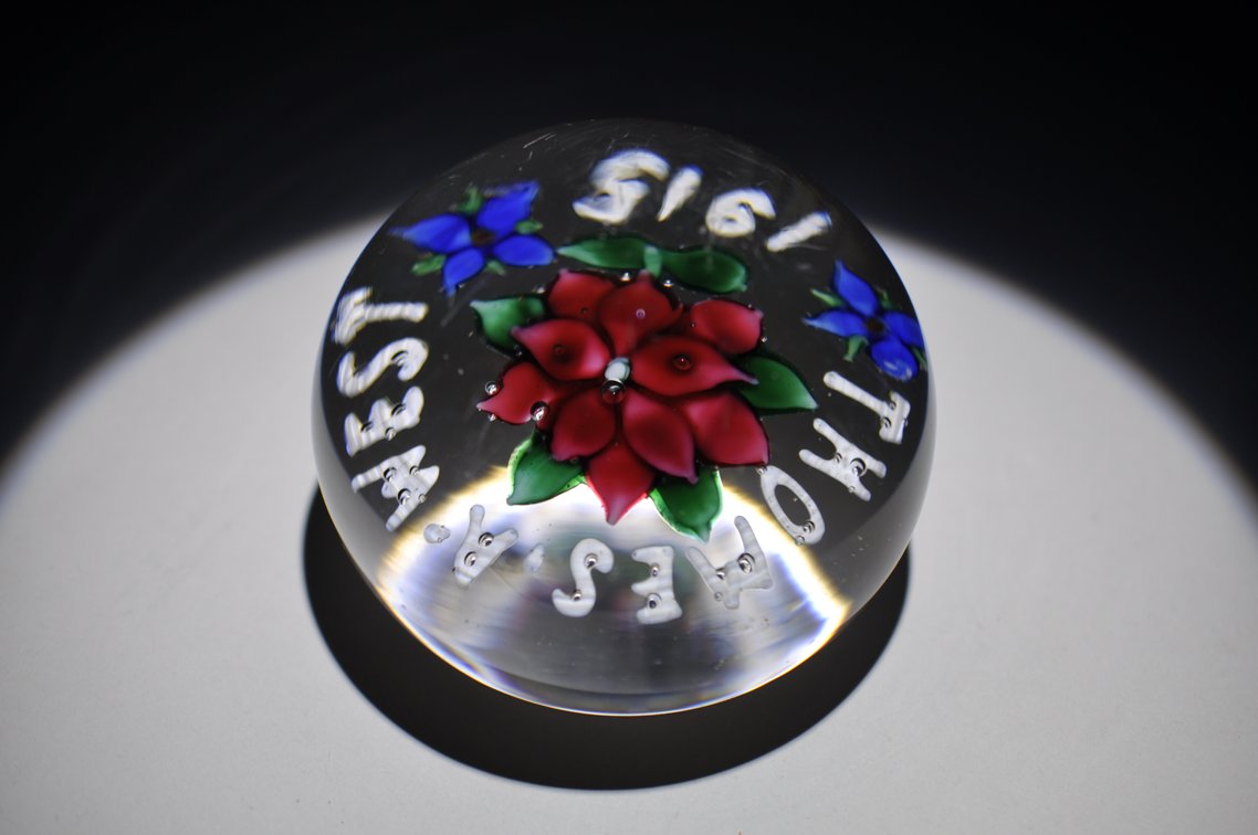 Thomas A West 1915 Paperweight