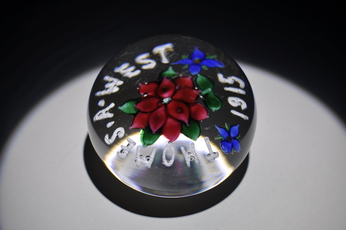 Thomas A West 1915 Paperweight