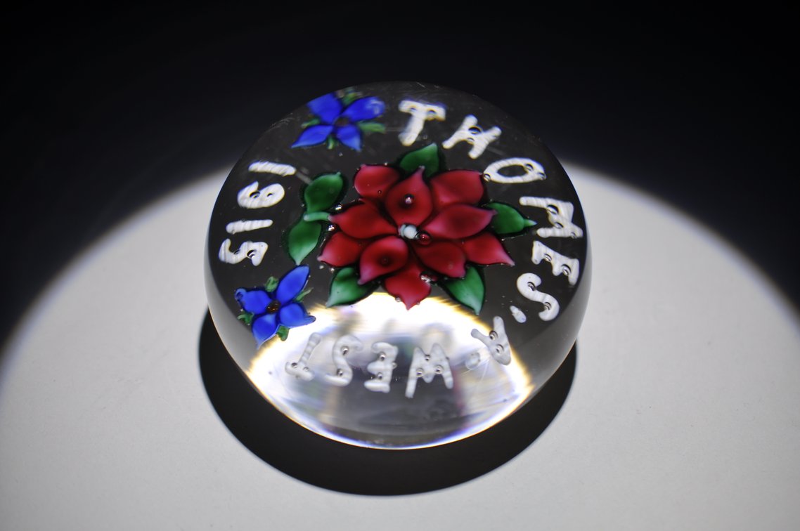 Thomas A West 1915 Paperweight