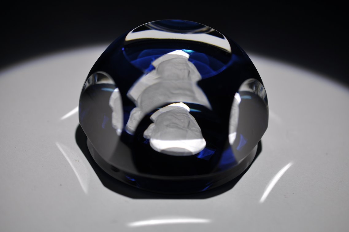 Baccarat Adlai Stevenson Sulphide Cameo