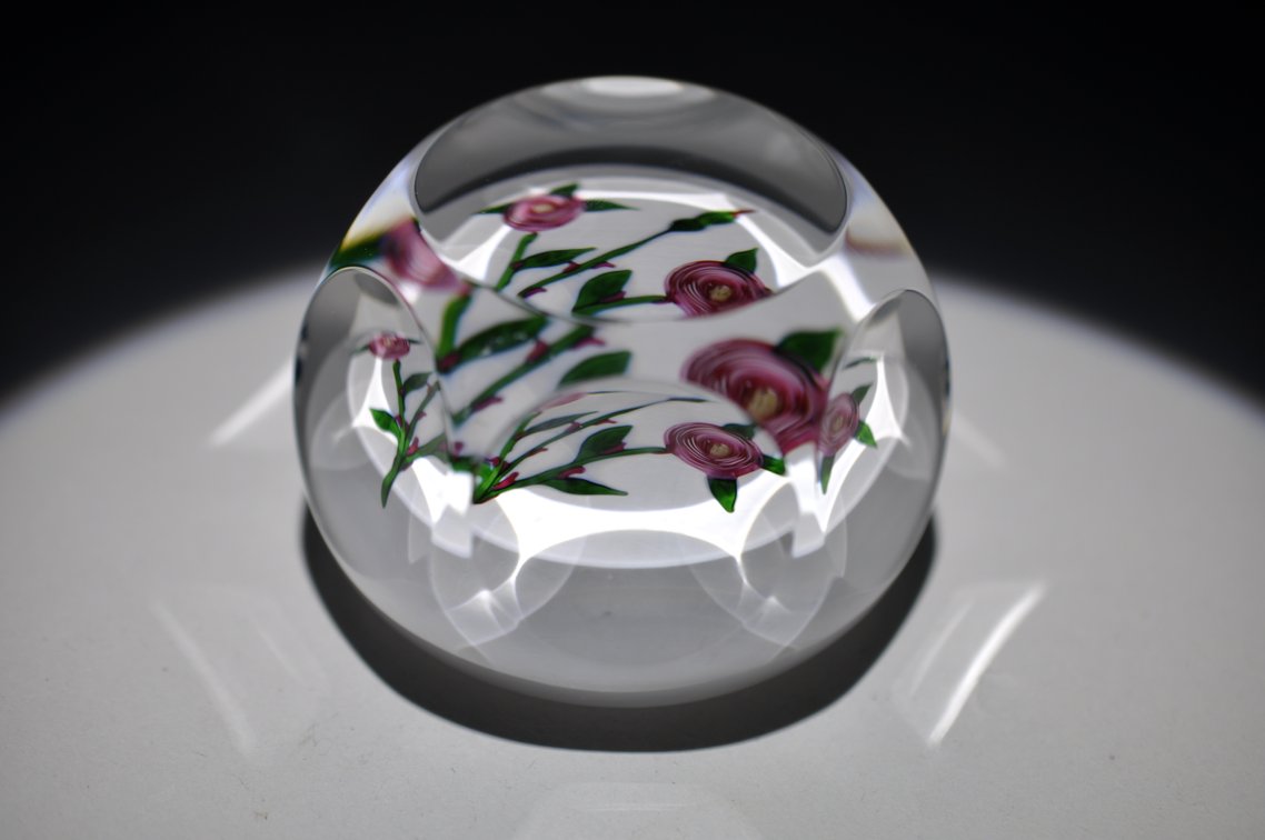St. Louis 1976 Floral Paperweight