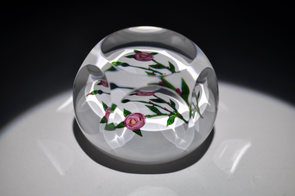 St. Louis 1976 Floral Paperweight