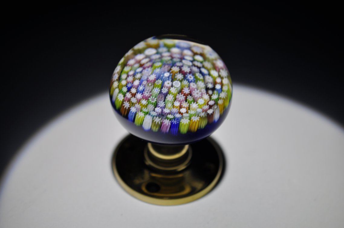 Perthshire Millefiori Glass Doorknob
