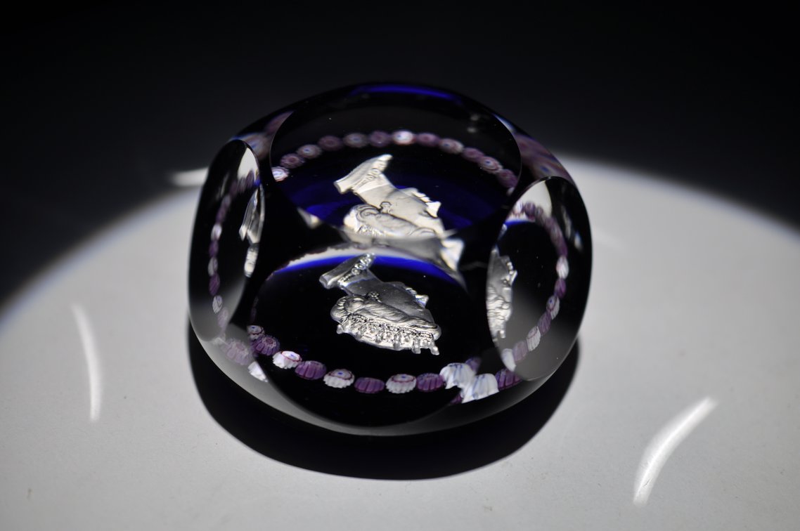 St. Louis 1953 Sulphide Paperweight