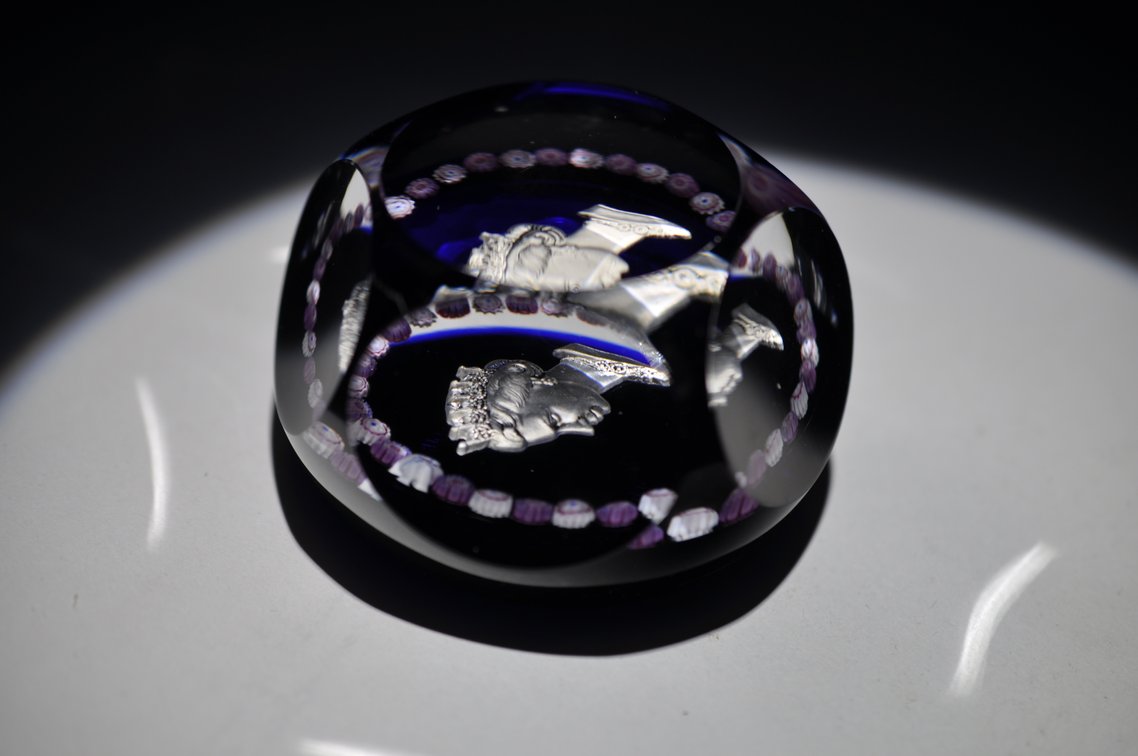 St. Louis 1953 Sulphide Paperweight