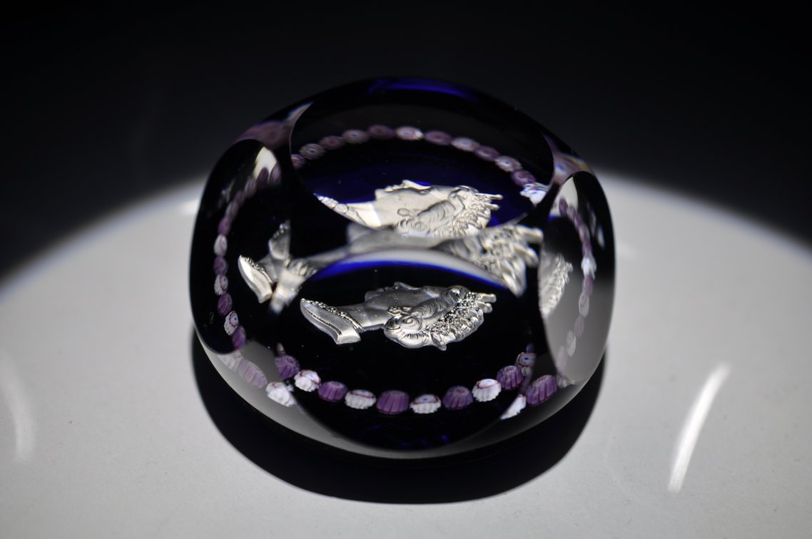 St. Louis 1953 Sulphide Paperweight