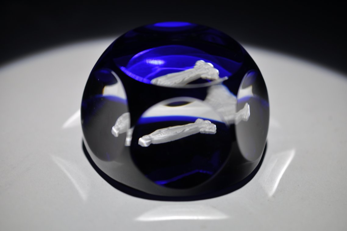 Baccarat 1958 Sulphide Paperweight