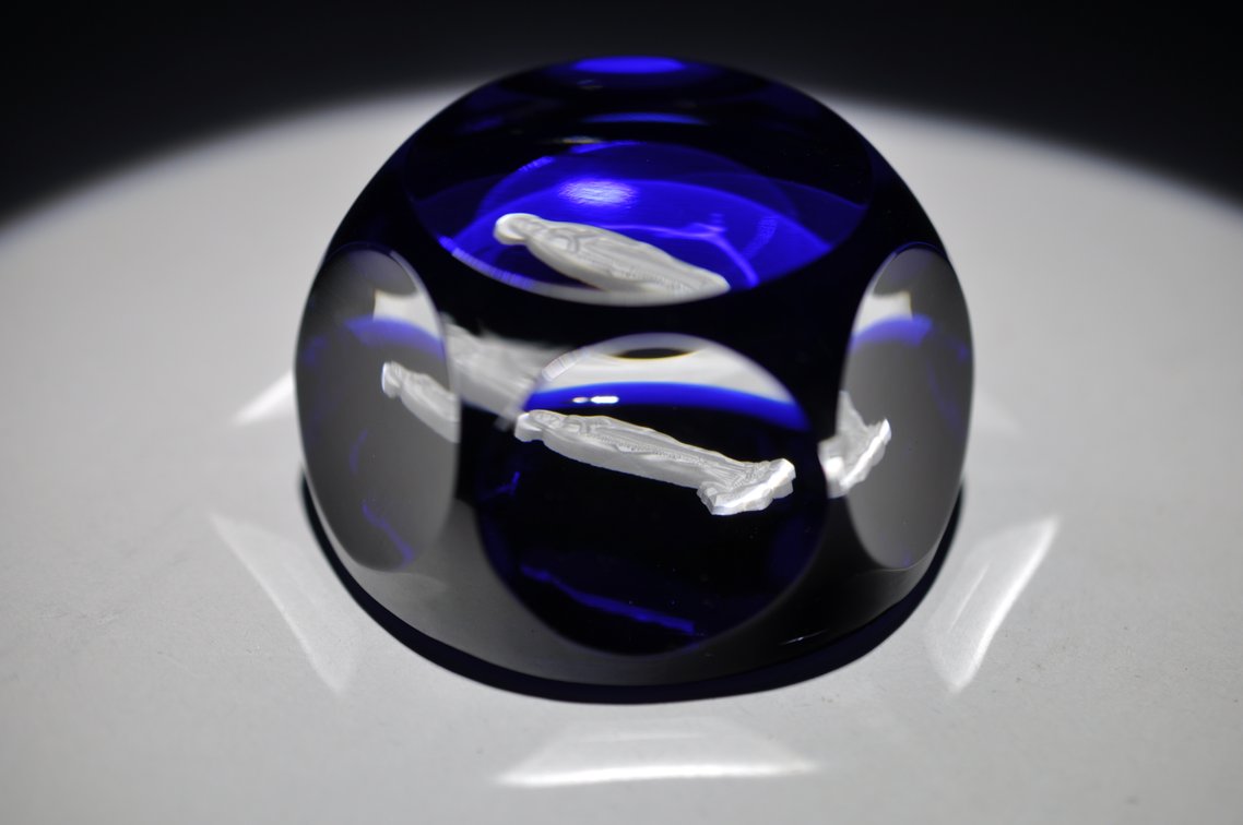 Baccarat 1958 Sulphide Paperweight