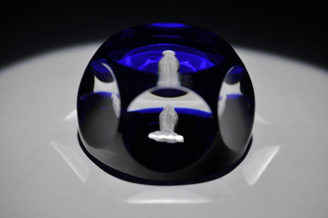 Baccarat 1958 Sulphide Paperweight