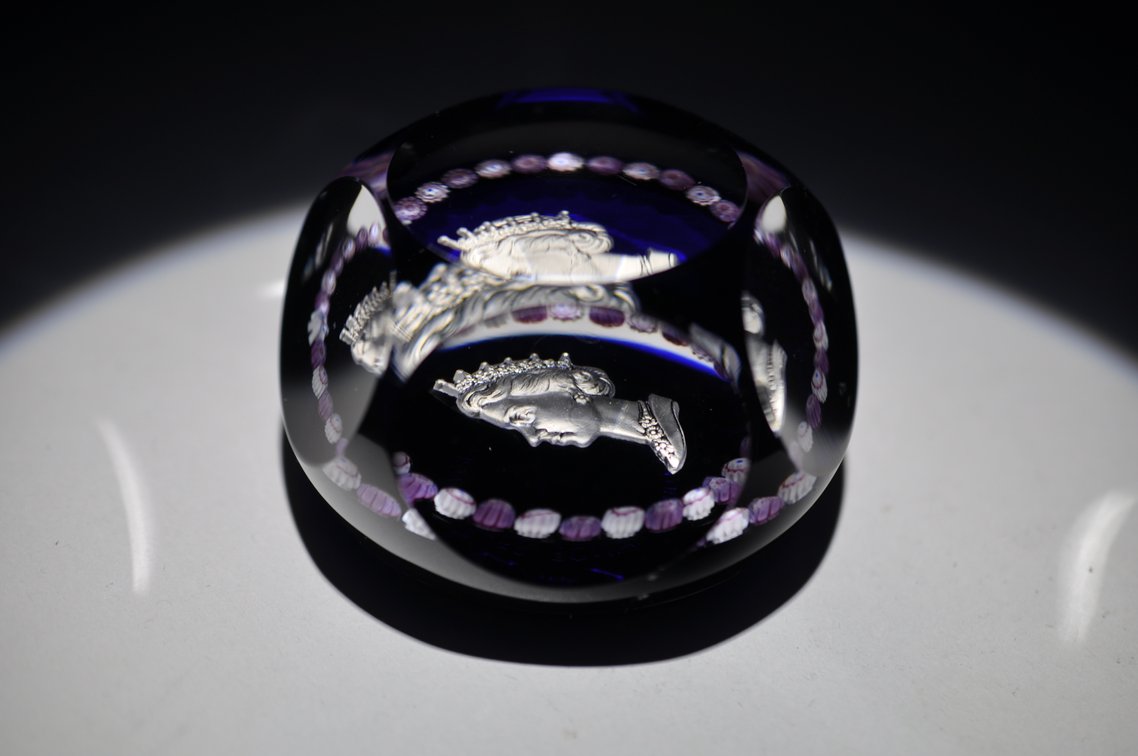 St. Louis 1953 Sulphide Paperweight