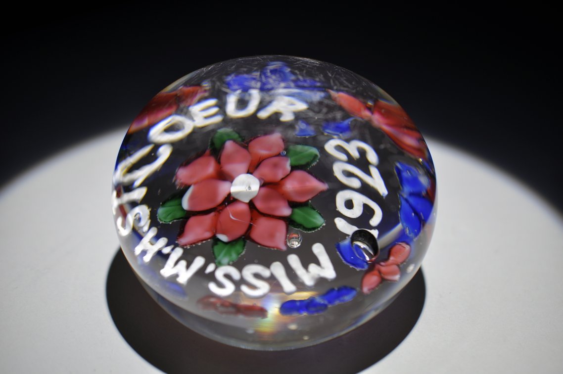 Union Glass Co. 1923 Custom Weight