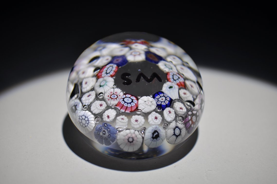 Antique New England Glass Millefiori