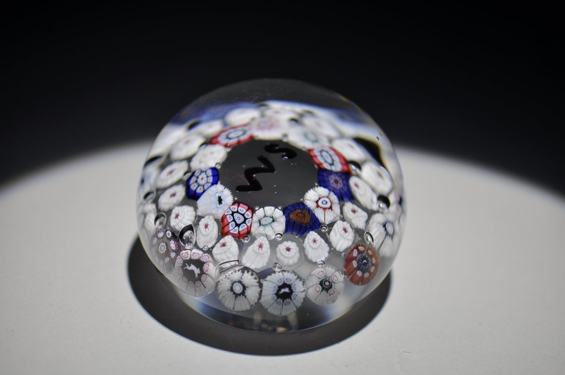 Antique New England Glass Millefiori
