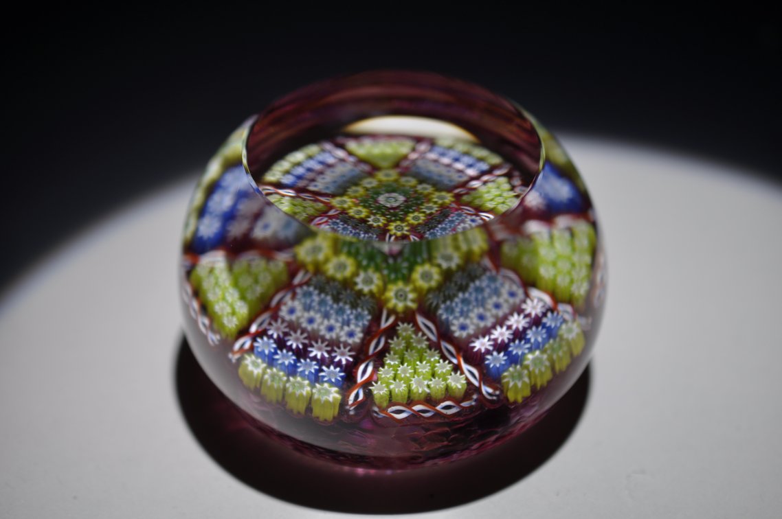 Perthshire 1979 Millefiori Cross Pattern