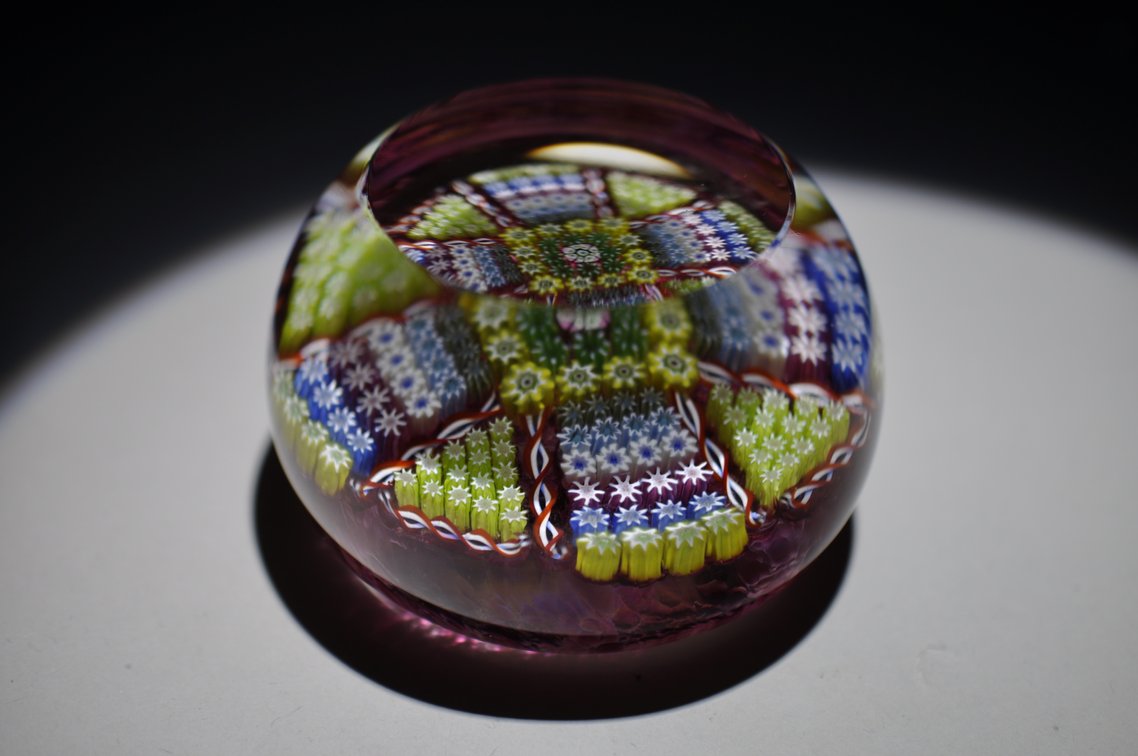 Perthshire 1979 Millefiori Cross Pattern