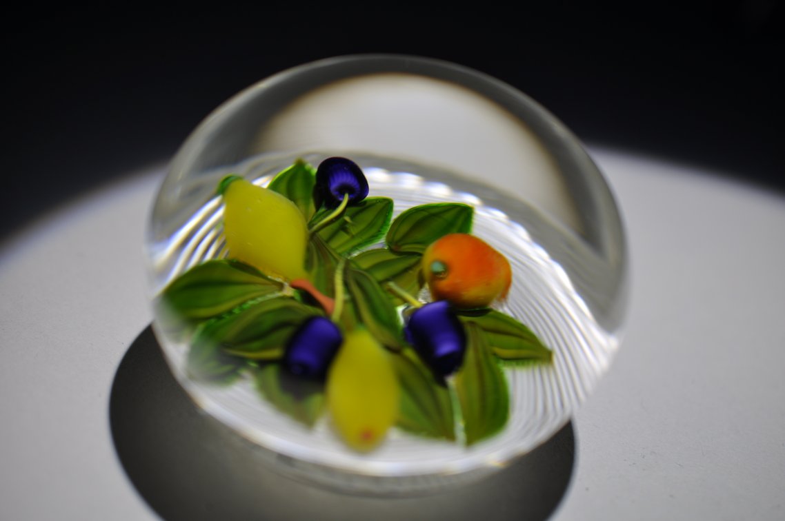 Perthshire 1980 Fruit Basket Paperweight