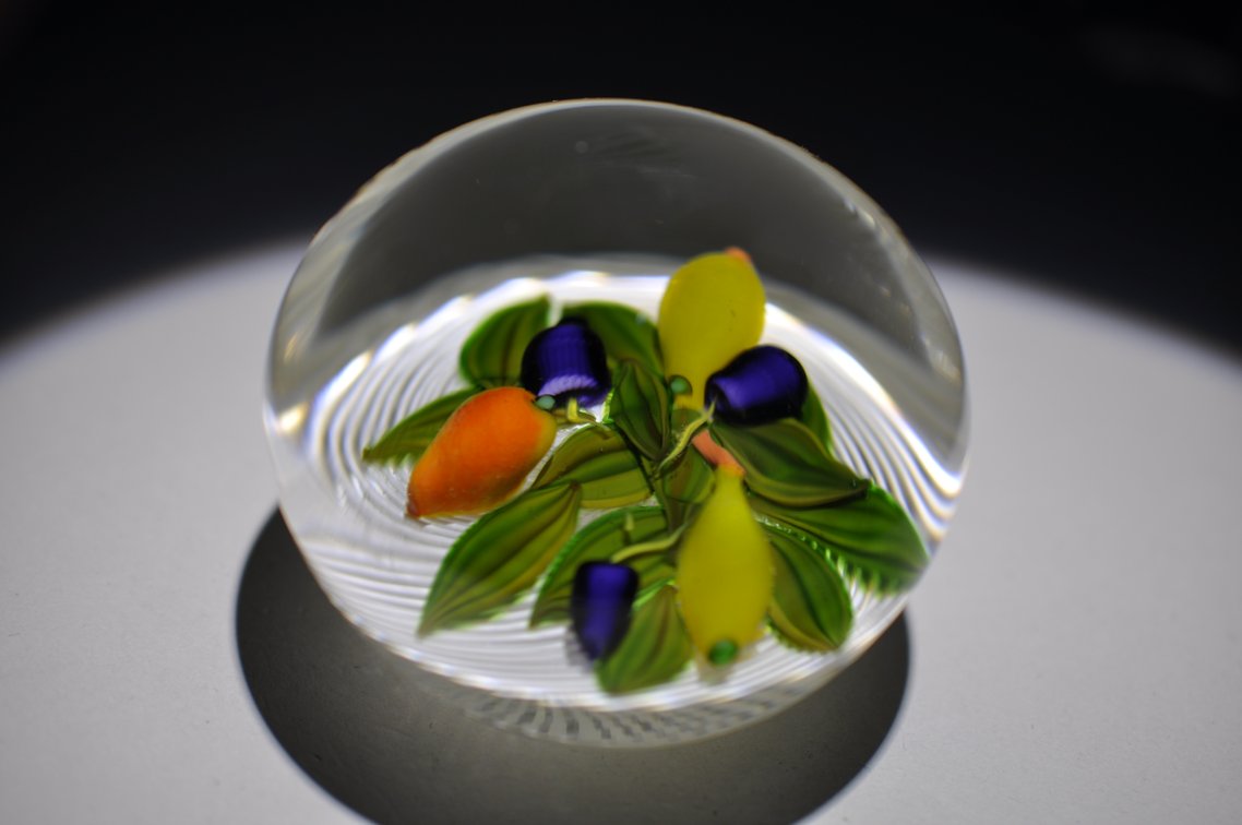 Perthshire 1980 Fruit Basket Paperweight