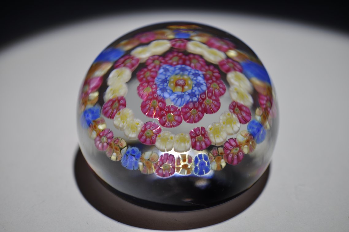 Baccarat "Couronne" Concentric Millefiori