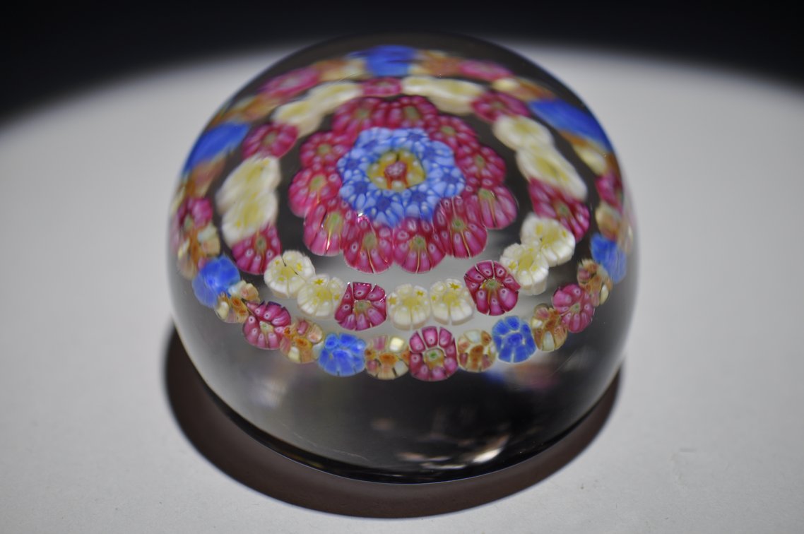 Baccarat "Couronne" Concentric Millefiori
