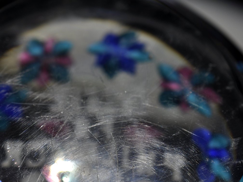 Union Glass Co. 1923 Custom Floral Weight