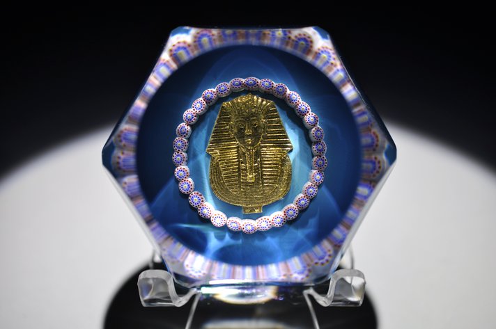 St. Louis 1979 King Tut Paperweight