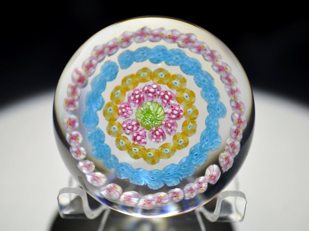 Baccarat "Couronne" Concentric Millefiori
