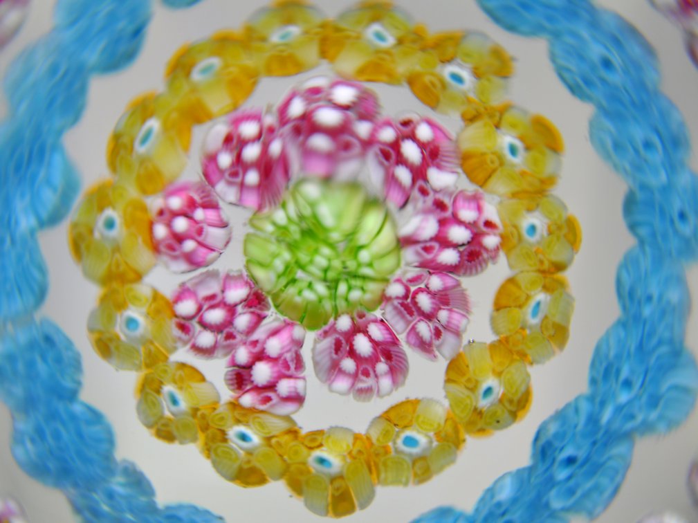 Baccarat "Couronne" Concentric Millefiori