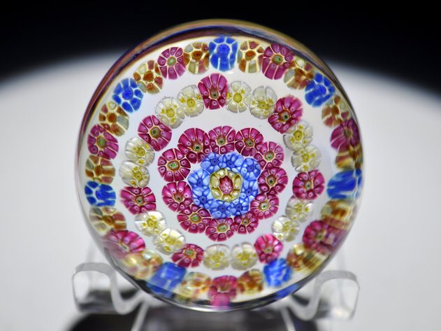 Baccarat "Couronne" Concentric Millefiori