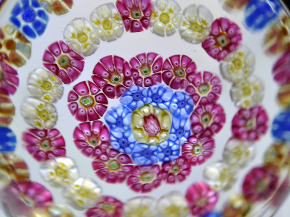 Baccarat "Couronne" Concentric Millefiori