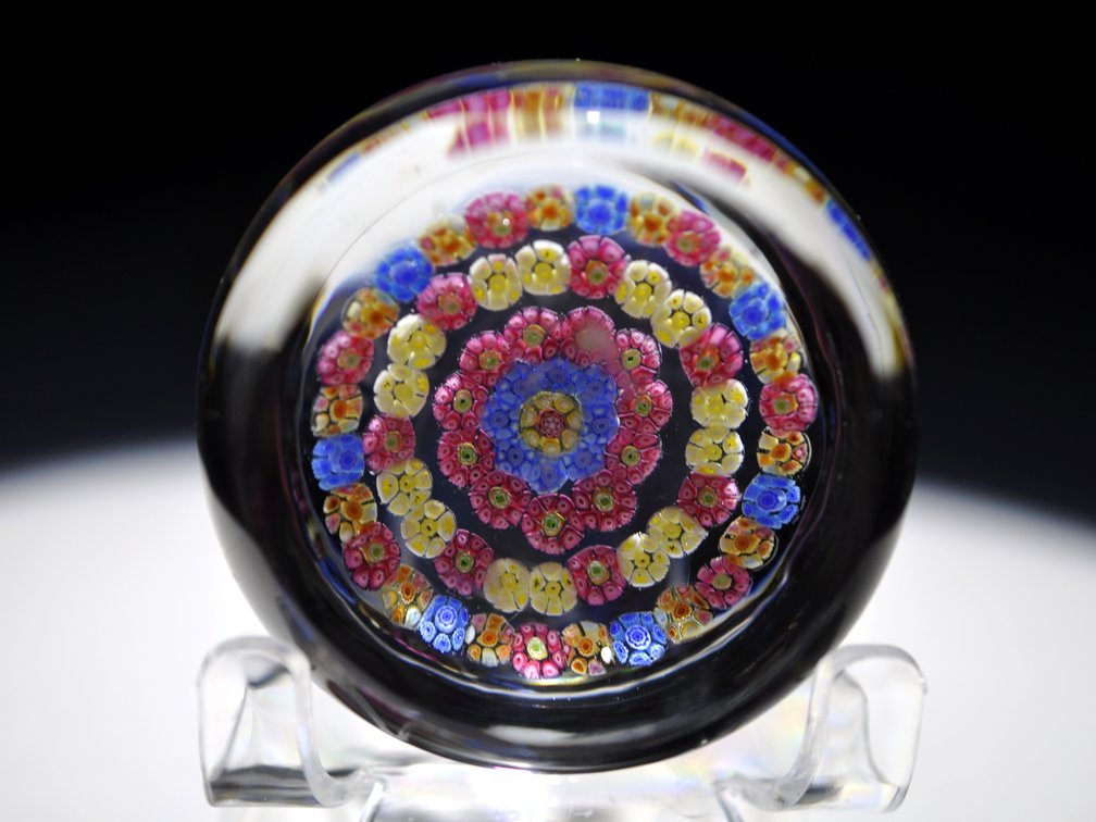 Baccarat "Couronne" Concentric Millefiori