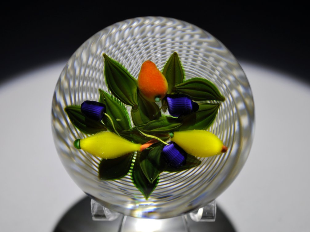 Perthshire 1980 Fruit Basket Paperweight