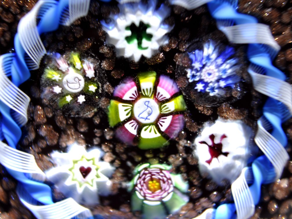 Charles Kaziun Millefiori Paperweight