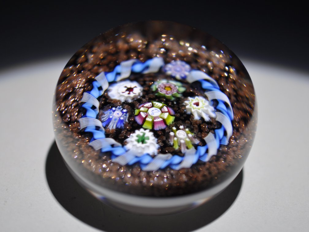 Charles Kaziun Millefiori Paperweight