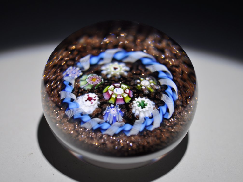 Charles Kaziun Millefiori Paperweight