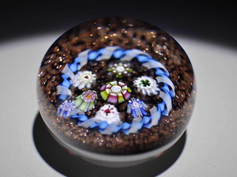 Charles Kaziun Millefiori Paperweight