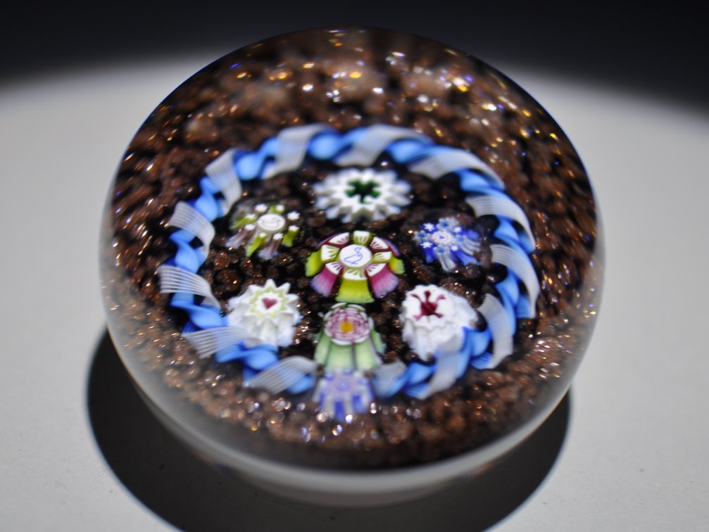 Charles Kaziun Millefiori Paperweight
