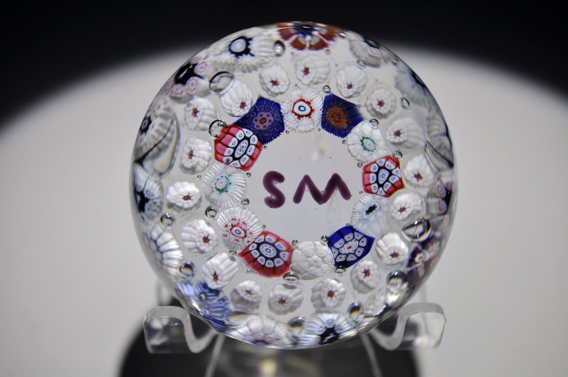 Antique New England Glass Millefiori