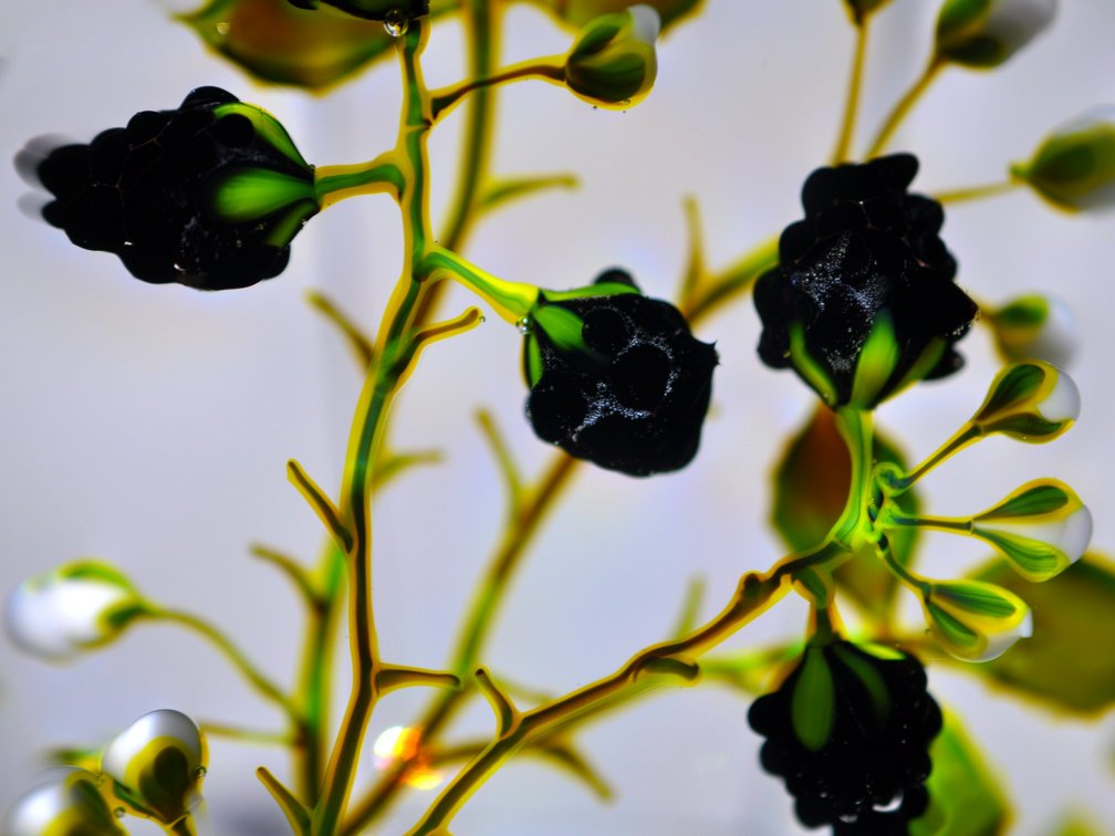 Paul Stankard Blackberries Vine Weight