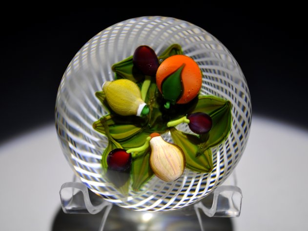 Perthshire 1980D Fruit Paperweight