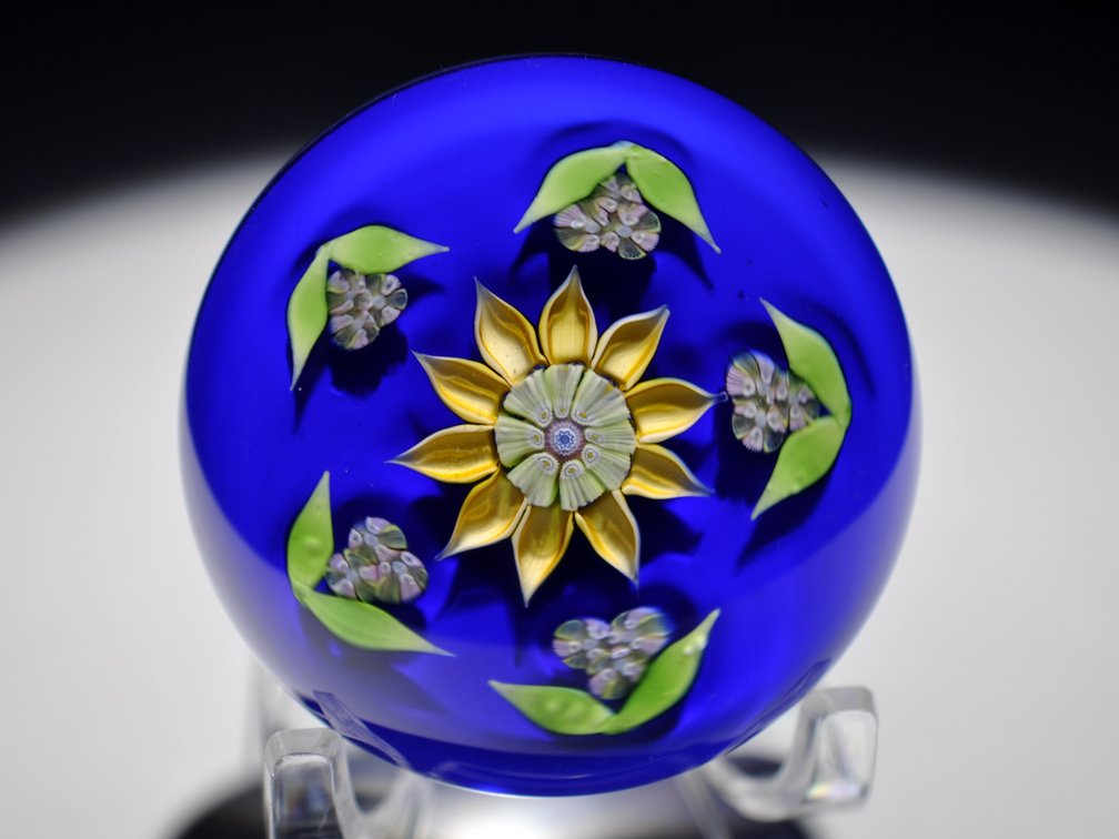 Perthshire 1980 Floral Paperweight