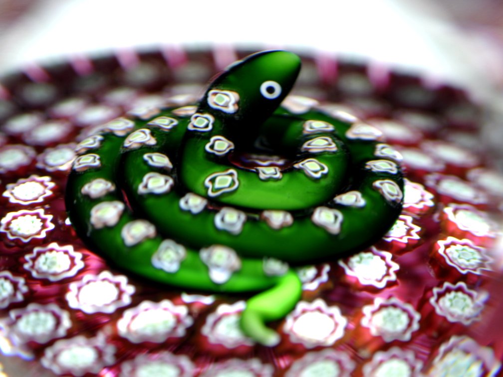 St. Louis 1996 Snake Paperweight