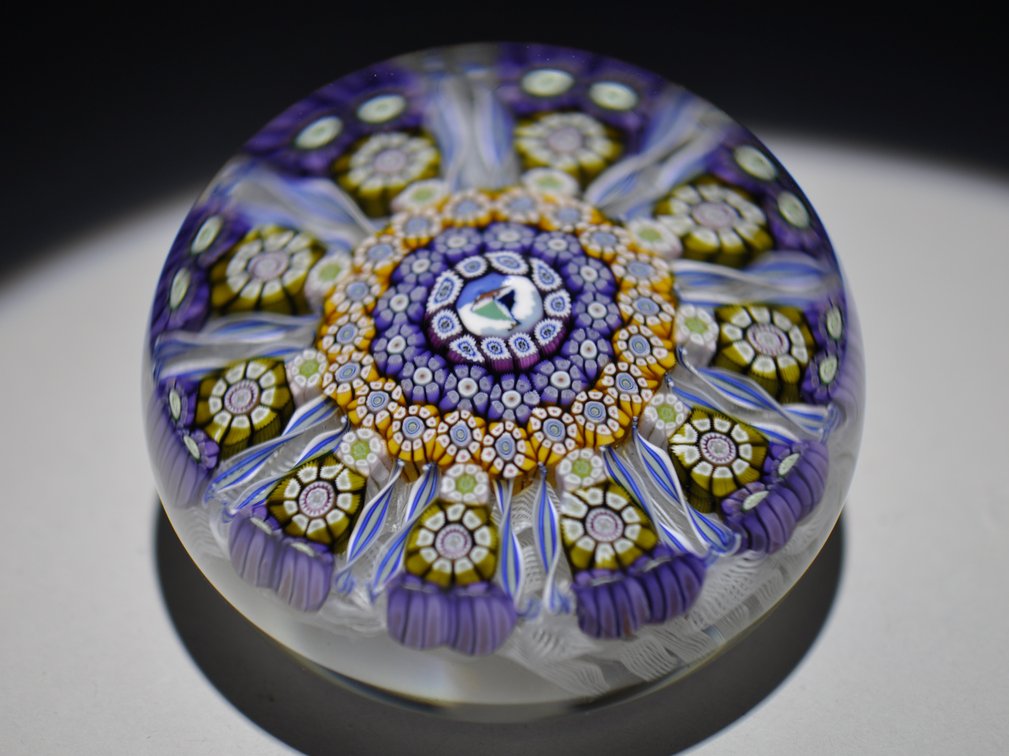 Perthshire 1980 Sailboat Millefiori Starburst