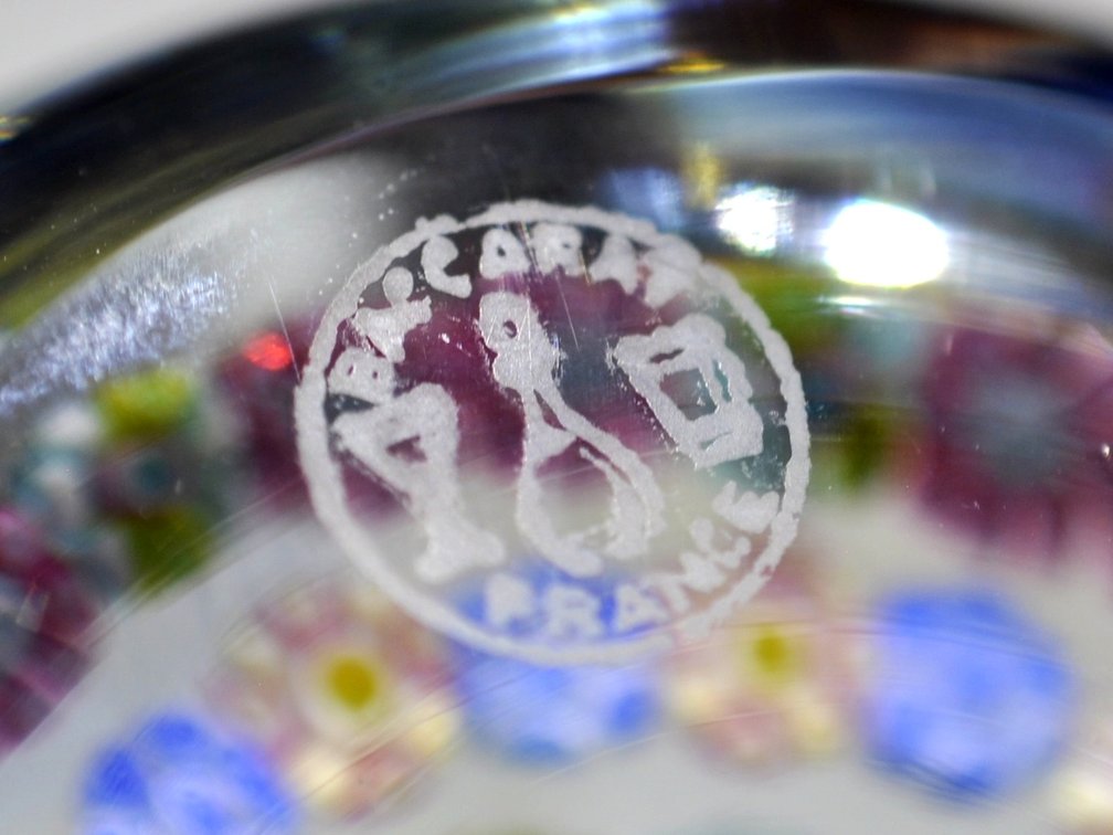 Baccarat "Couronne" Concentric Millefiori