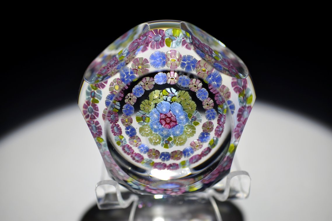 Baccarat "Couronne" Concentric Millefiori