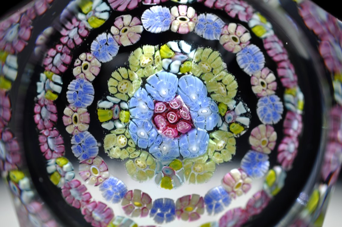 Baccarat "Couronne" Concentric Millefiori