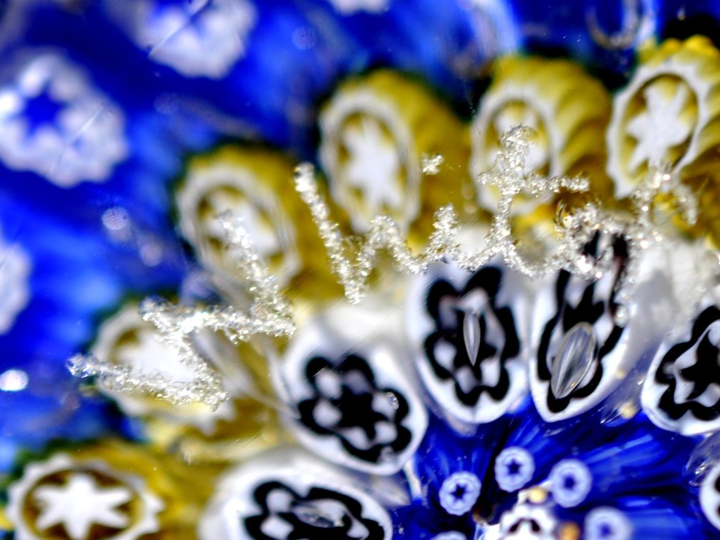 Whitefriars Faceted Millefiori Weight