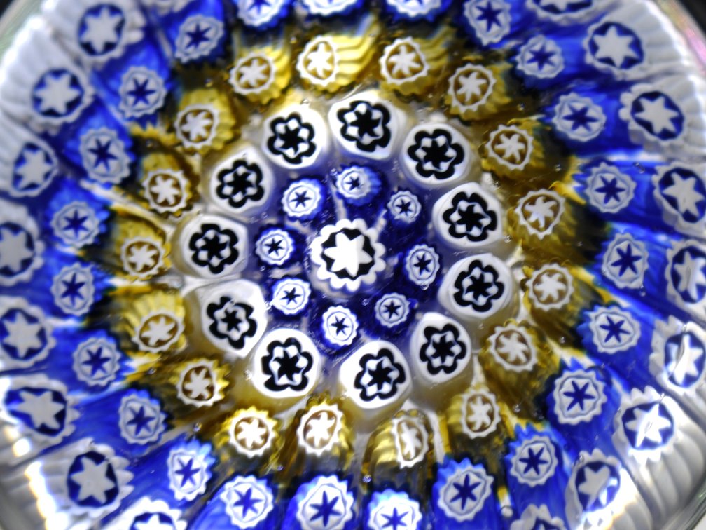 Whitefriars Faceted Millefiori Weight